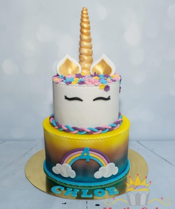Unicorn taart